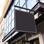 Fasadskylt utan logga